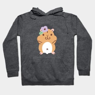 Hamster and Flowers Hoodie